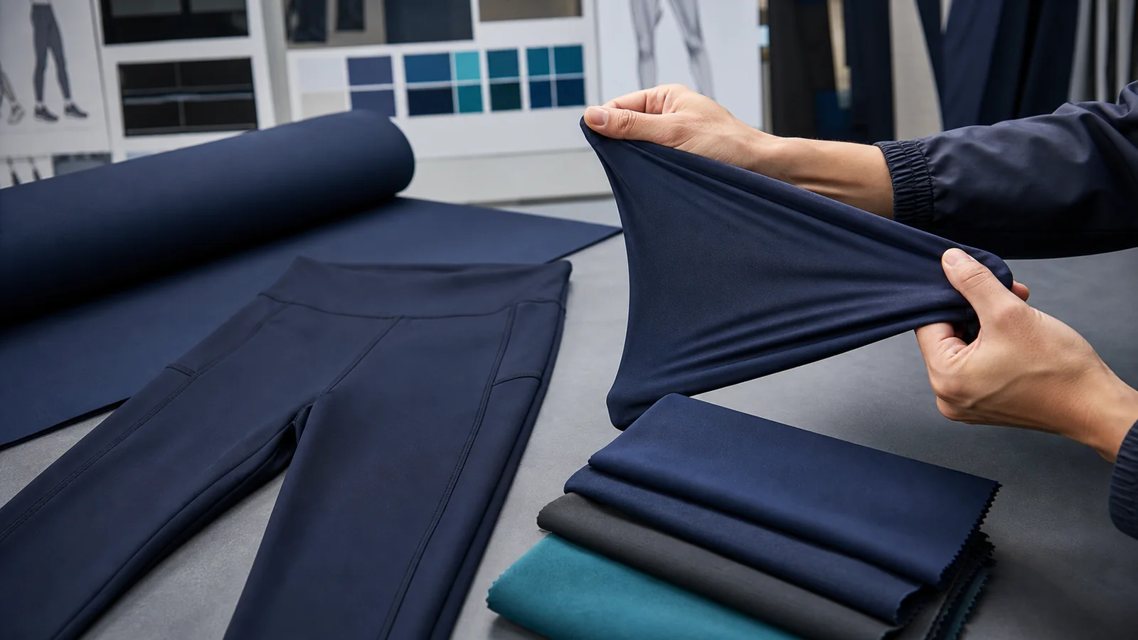 Nylon spandex fabric guide for premium activewear